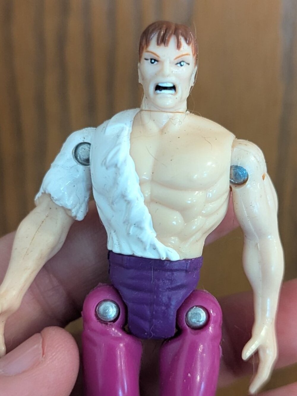 VTG Toy Biz Bruce Banner Incredible Hulk Marvel Avengers Action Figure 1996 4"